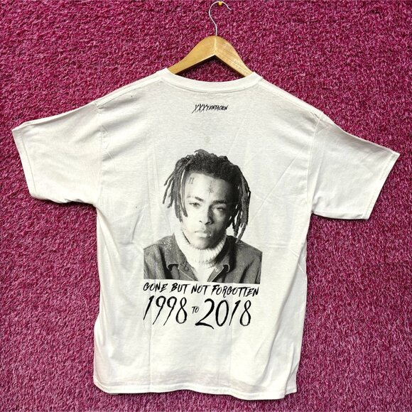 XXXTentacion Gone But Not Forgotten Tribute Rap Tee Small - Picture 1 of 6